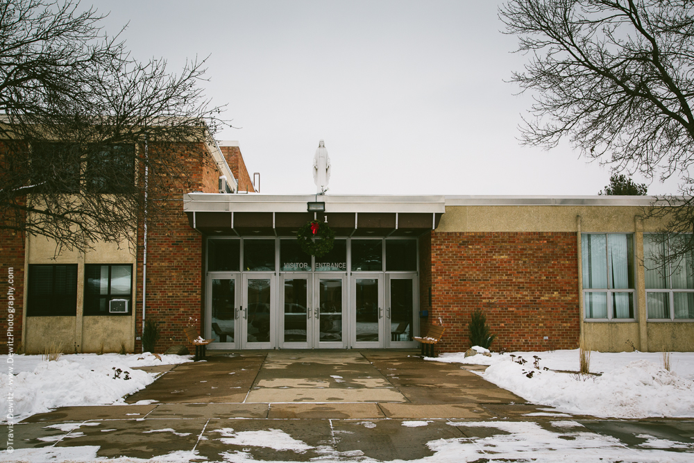 Chippewa Falls-McDonell High School and Notre Dame Middle School Mary Statue