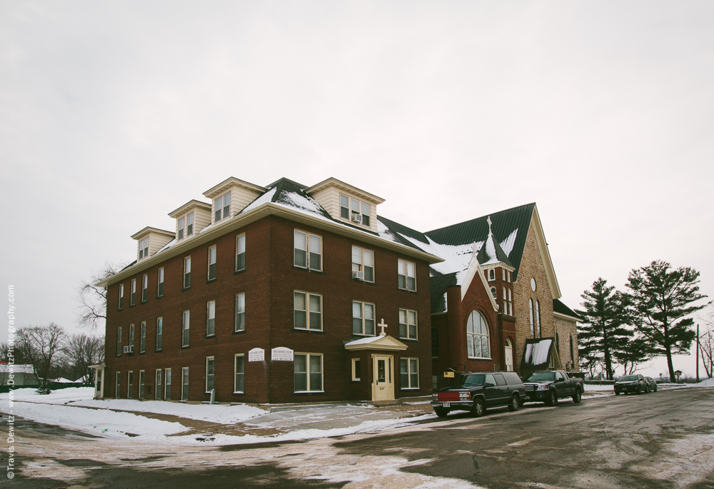 Former Notre Dame Convent which now houses the Chippewa County Historical Society. 