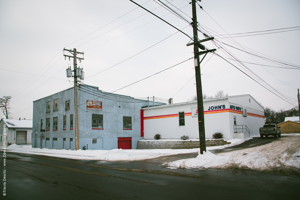 The old Chippewa Candy Company building now Johns Auto Parts.