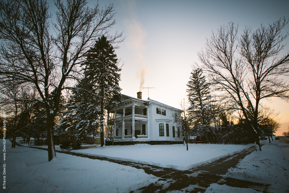 Chippewa Falls- White Mansion Chimney Smoke