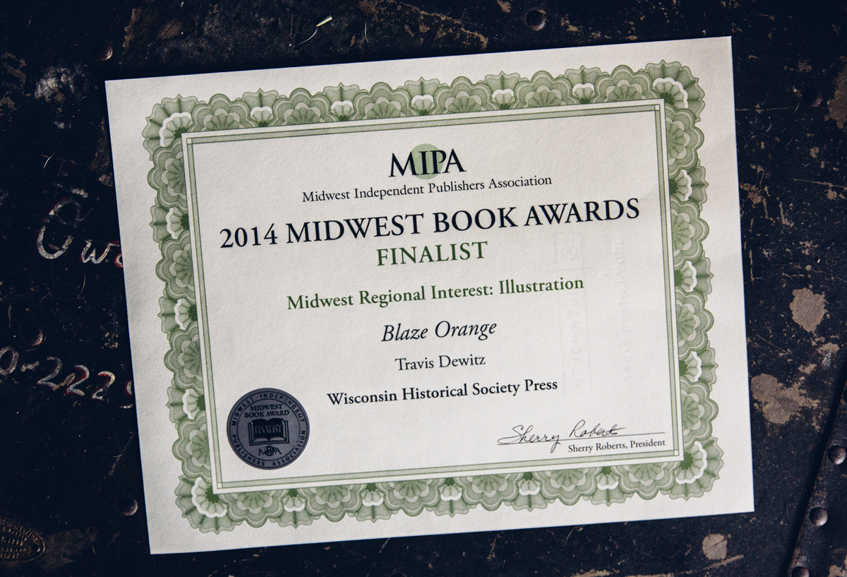 2014 Midwest Book Awards Finalist Certificate