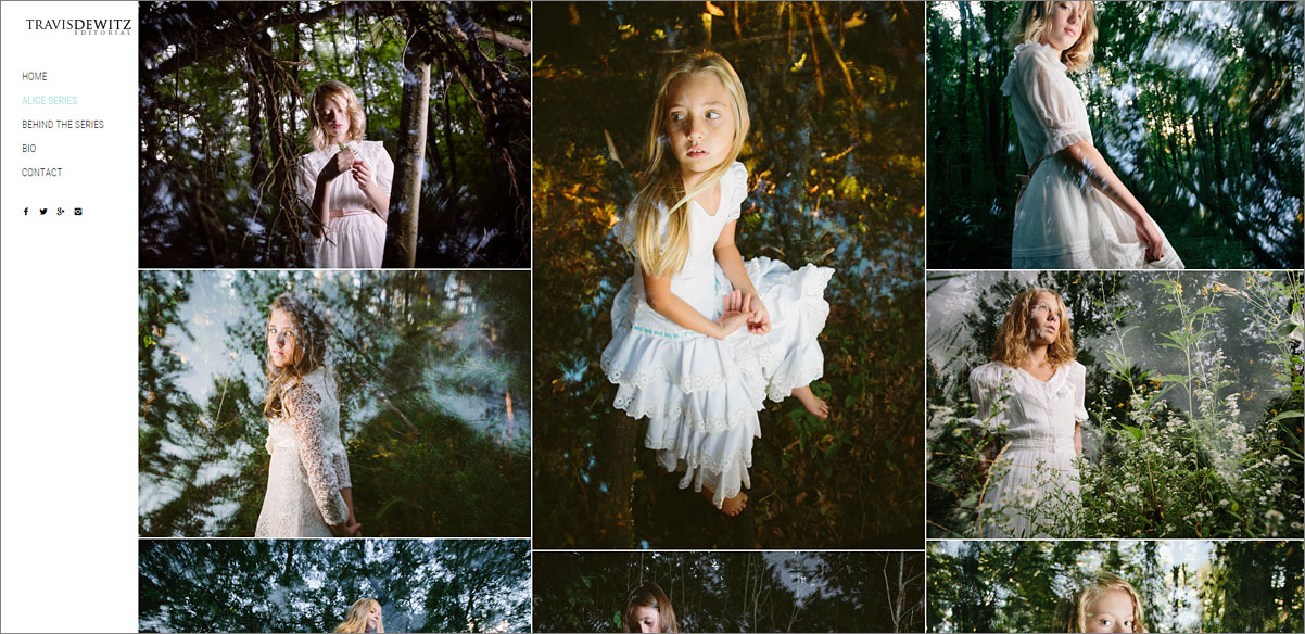 New Alice in Wonderland Photography Website