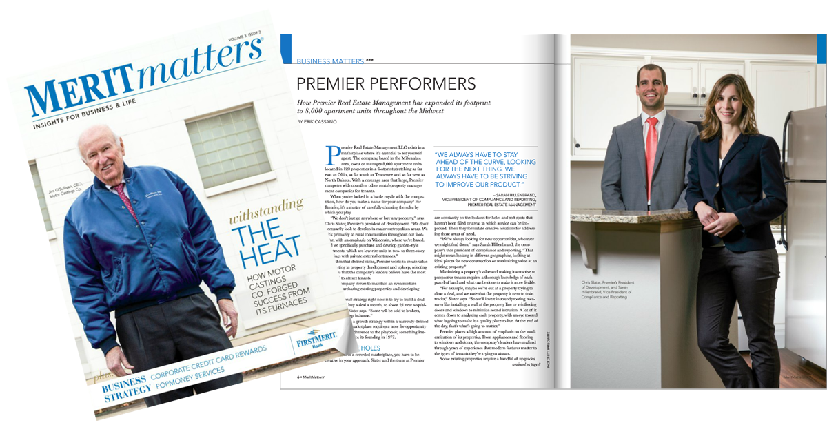 MeritMatters Magazine Premier Performers Article