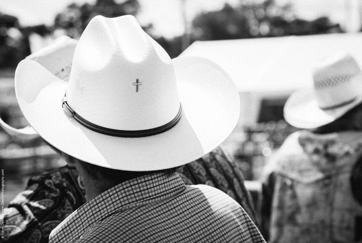 Gold Cross on Cowboy Hat-3264