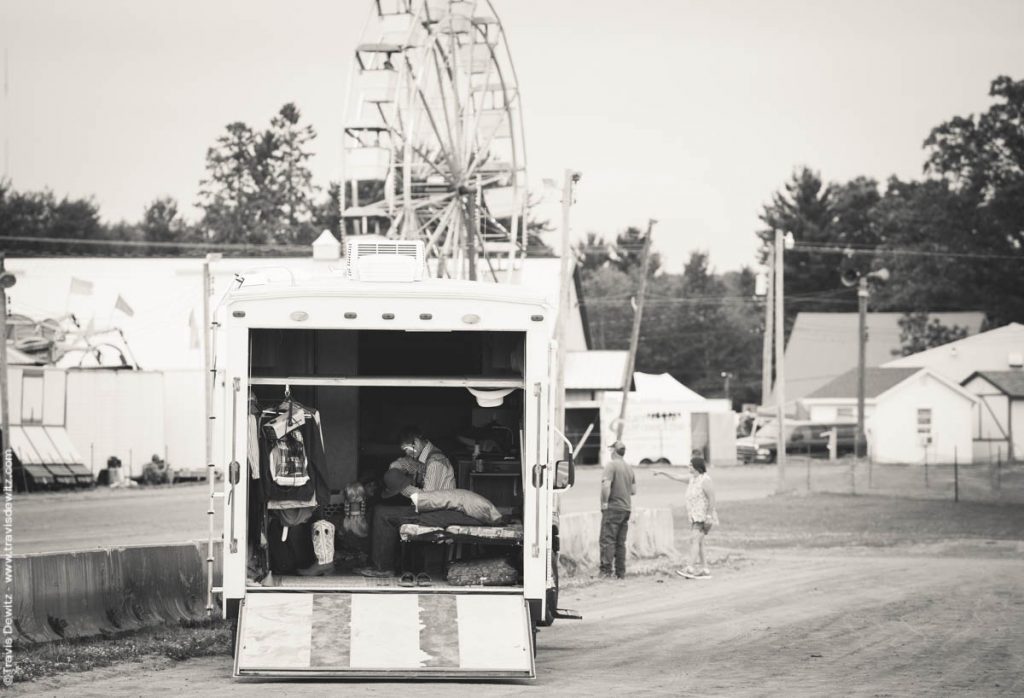 Wisconsin Rodeo Bull Riding and Barrel Racing into the Night